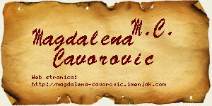 Magdalena Čavorović vizit kartica